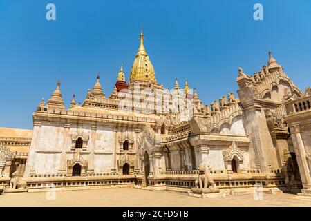 Courtyard of the Ananda Temple, Bagan, Myanmar