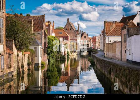 Historic city of Bruges, Belgium on a sunny day Stock Photo