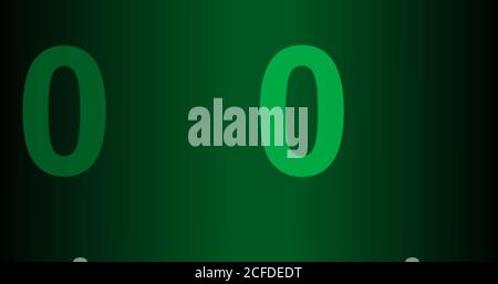 Green Neon Digital binary background. Seamless   background for network, big data, data center, server, internet, digital event. 3D render 3D illustra Stock Photo