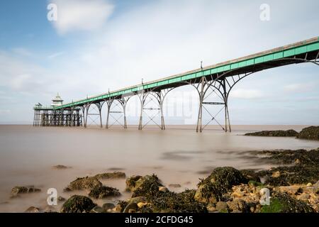 Clevedon Pier, Somerset, UK Stock Photo