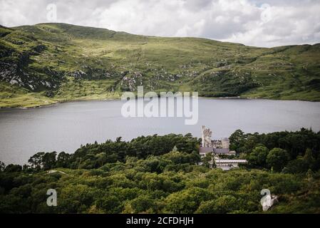 View over Lough Veagh in Glenveagh National Park, Ireland Stock Photo