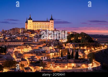 Alcazar palace in Toledo, Spain Stock Photo