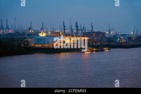 Germany, Hamburg, Stage Theater in the Port of Hamburg, Musical Boulevard Hamburg, Mary Poppins, Lion King Stock Photo