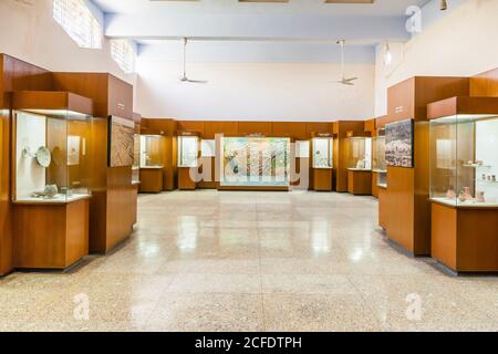Prehistoric Gallery, interior of National Museum of Pakistan, Karachi, Sindh, Pakistan, South Asia, Asia Stock Photo