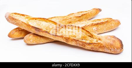 Fresh French baguette Stock Photo