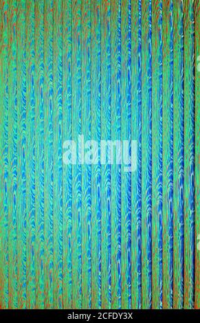 Green and blue vertical background with abstract pattern stripes and gradient. Stock Photo