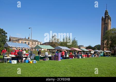 Portobello Market, Edinburgh, Scotland, UK. 5 September 2020. Quiet start to the Reopening of the local Porty market after Covid-19 Coronavirus lockdown. Credit: Arch White/ Alamy Live News. Stock Photo