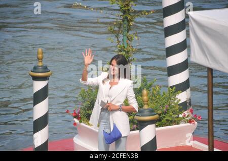 September 4, 2020, Venezia, Lazio, ITALIA: 02/09/2020 Venice, 77th Venice International Film Festival, the arrival of Nieves Alvarez (Credit Image: © Fabio Sasso/ZUMA Wire) Stock Photo