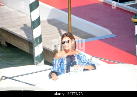 September 3, 2020, Venezia, Lazio, ITALIA: 02/09/2020 Venice, 77th Venice International Film Festival, the arrival of Francesca Sofia Novello (Credit Image: © Fabio Sasso/ZUMA Wire) Stock Photo