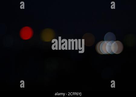 The beautiful and colorful bokeh background. Stock Photo