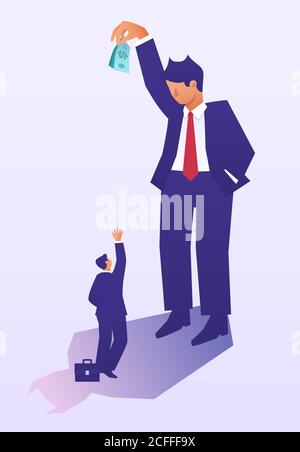 salary difference between manager and employee clipart