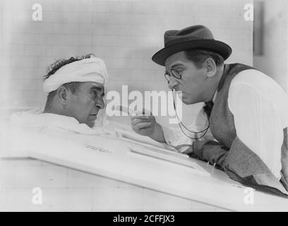 Film Still of Edward Everett Horton 1935 production of $10 Raise Stock Photo