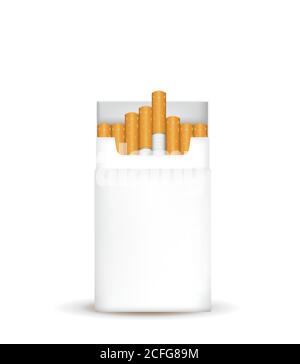 Pack of cigarettes. vector illustration Stock Vector