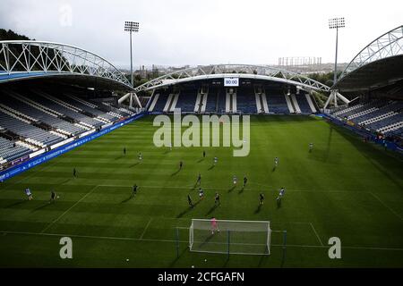 Huddersfield, UK. 05th Sep, 2020. HUDDERSFIELD, ENGLAND. SEPTEMBER 5TH 2020 Interior General View of match action during the Carabao Cup 1st round match between Huddersfield Town and Rochdale at the John Smith's Stadium, Huddersfield. (Credit: Tim Markland | MI News) Credit: MI News & Sport /Alamy Live News Stock Photo