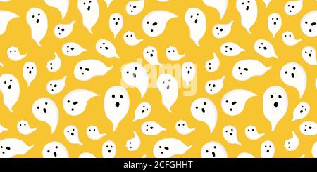 Halloween pattern seamless. Digital paper halloween. Ghosts pattern Stock Vector