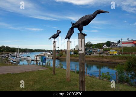 Waterfront at Montague, Prince Edward Island, Canada Stock Photo