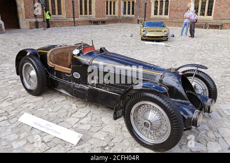 Bugatti Type 59 Sports (1934) sold at £9,535,000. Gooding Classic Car Auction, 5 September 2020. Hampton Court Palace, London, UK, Europe Stock Photo