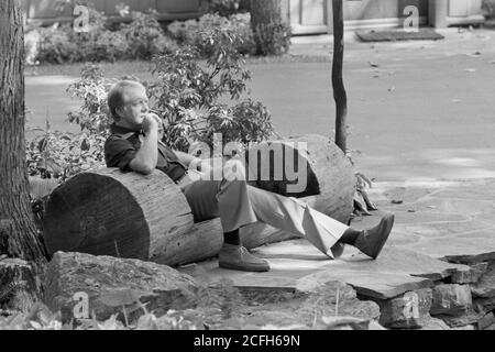 Jimmy Carter at Camp David ca.  6 September 1978 Stock Photo