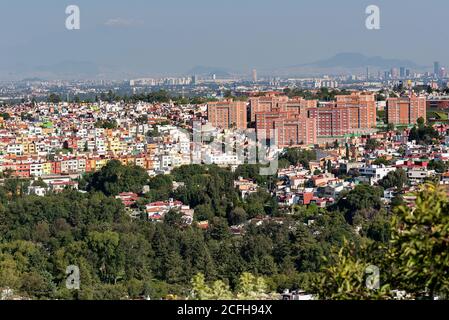 Mexico City Panoramic View Stock Photo