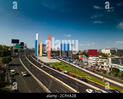 Mexico City: Torres de Satelite Stock Photo