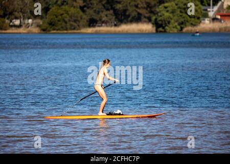 Teenage girl bikini lake hi-res stock photography and images - Alamy