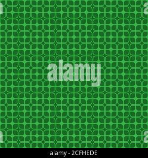Seamless square mesh pattern on green background. Vector image Stock Vector