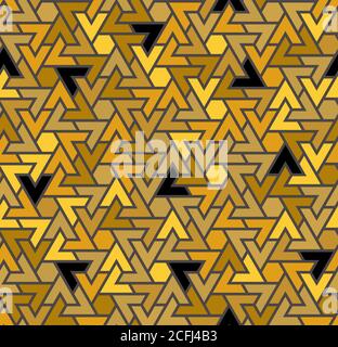 Geometric color pattern with abstract flies. Vector repeating texture, pattern, background or wrapping for fabric design, cloth, textile Stock Vector
