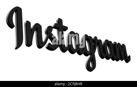 Instagram logo Stock Photo