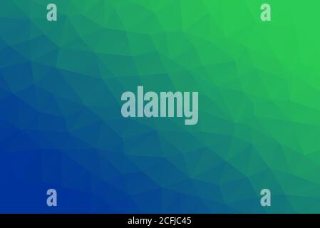Blue & Green Abstract Low Poly Geometric Gradient Polygonal Background Vector Illustration Stock Vector