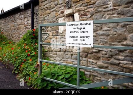 The Guildhall, converted into a visitors' centre in 2019, Llantrisant, South Wales Stock Photo