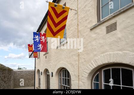 The Guildhall, converted into a visitors' centre in 2019, Llantrisant, South Wales Stock Photo