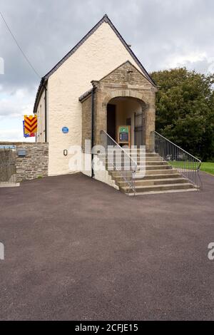 The Guildhall, converted into a visitors' centre in 2019, Llantrisant, South Wales Stock Photo