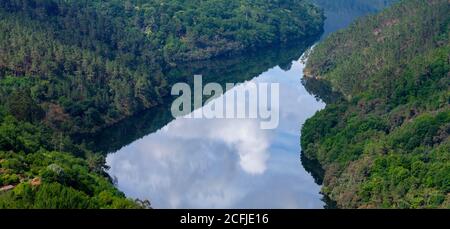 River Canyon in Spanish Riviera Stock Photo