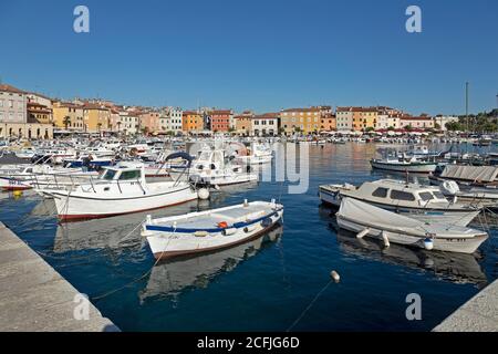 harbour, Rovinj, Istria, Croatia Stock Photo