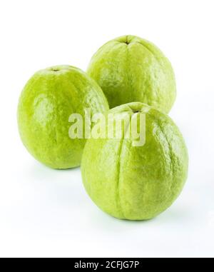 Big Guava isolated on white background Stock Photo