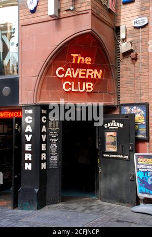 1964, The famous Cavern Club in Liverpool, England, , the club the