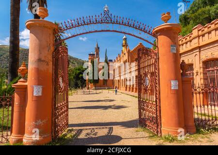 Palace Castillo de la Glorieta place built in 1890s by a minining baro, architectural mishmash, Sucre, Bolivia, Chuquisaca,  Bolivia, Latin America Stock Photo