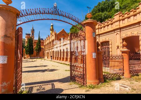 Palace Castillo de la Glorieta place built in 1890s by a minining baro, architectural mishmash, Sucre, Bolivia, Chuquisaca,  Bolivia, Latin America Stock Photo