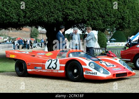 1970 Le mans winning Porsche 917. Best in Show at the Hampton Court Concours0f Elegance 2020 Stock Photo