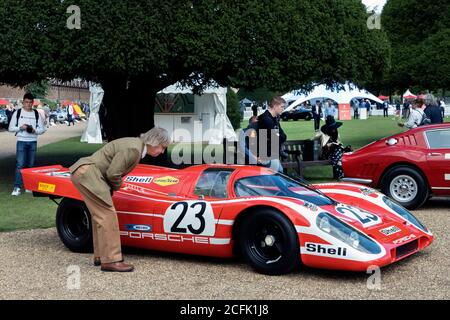 1970 Le mans winning Porsche 917. Best in Show at the Hampton Court Concours0f Elegance 2020 Stock Photo