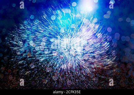 Christmas Glittering background. Abstract christmas background. Glittering Christmas background. Stock Photo