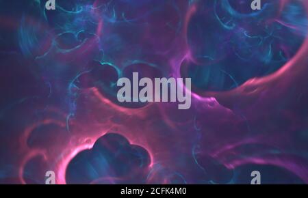 Abstract multi-colored fractal background Stock Photo