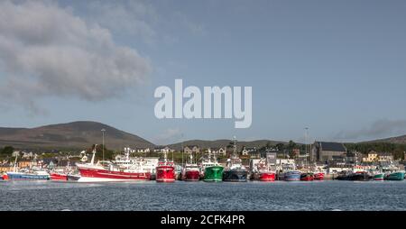 Castletownbere, Cork, Ireland. 05th September, 2020. Fishing rights have become an integral issue of the UK’s Brexit negotiations, with Boris Johnson’s government seeking to double the catch quota for British fisherman post-Brexit. Picture shows part of the fishing fleet tied up at Castletownbere, West Cork, Ireland. - Credit; David Creedon / Alamy Live News Stock Photo