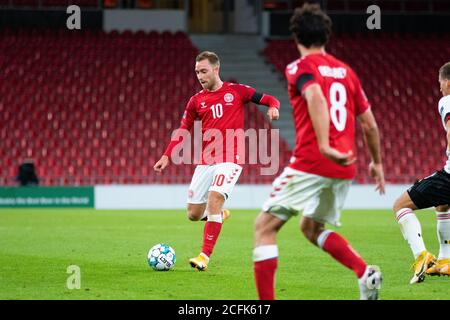 Copenhagen, Denmark. 05th Sep, 2020. Christian Eriksen (10) of Denmark seen during the UEFA Nations League match between Denmark and Belgium at Parken in Copenhagen. (Photo Credit: Gonzales Photo/Alamy Live News Stock Photo