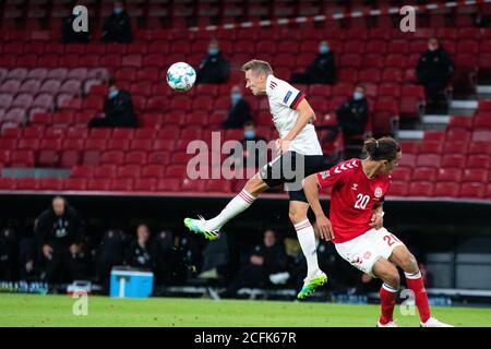 Copenhagen, Denmark. 05th Sep, 2020. Timothy Castagne (21) of Belgium seen during the UEFA Nations League match between Denmark and Belgium at Parken in Copenhagen. (Photo Credit: Gonzales Photo/Alamy Live News Stock Photo