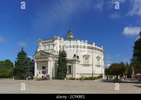 Russia, Crimea, Sevastopol - September 05.2017: the building of the panorama of the heroic defense of Sevastopol in 1854-1855 on the Historic Boulevar Stock Photo