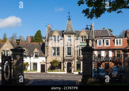 The woodside hotel in the high street Aberdour, Fife, Scotland. Stock Photo