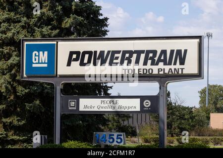 Toledo - Circa September 2020: GM Powertrain Toledo Plant. General Motors produces both front wheel and rear wheel drive transmissions for its Chevrol Stock Photo