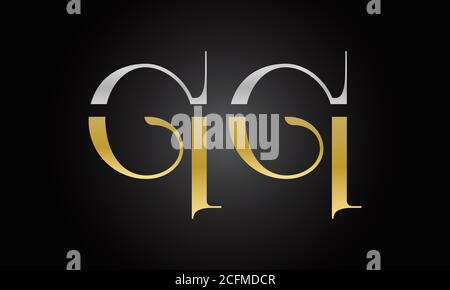 Creative white letter QQ q logo with leading lines and road concept ...