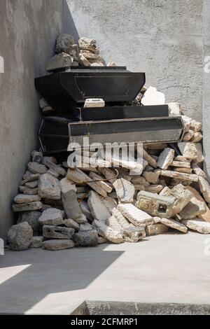 Outdoor coffee shop loft surrounding, stock photo Stock Photo